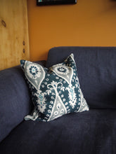 Load image into Gallery viewer, Geometric Floral Print Couch Pillow Cover
