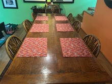Load image into Gallery viewer, Christms Nuckracker Large Rectangle Cotton Placemats
