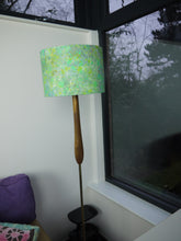 Load image into Gallery viewer, Green marble print 30cm drum Lampshade
