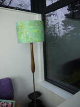 Load image into Gallery viewer, Green marble print 30cm drum Lampshade
