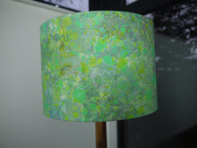 Load image into Gallery viewer, Green marble print 30cm drum Lampshade
