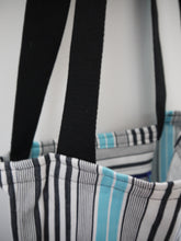 Load image into Gallery viewer, Three Coloured Striped Canvas Bag
