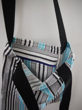 Load image into Gallery viewer, Three Coloured Striped Canvas Bag
